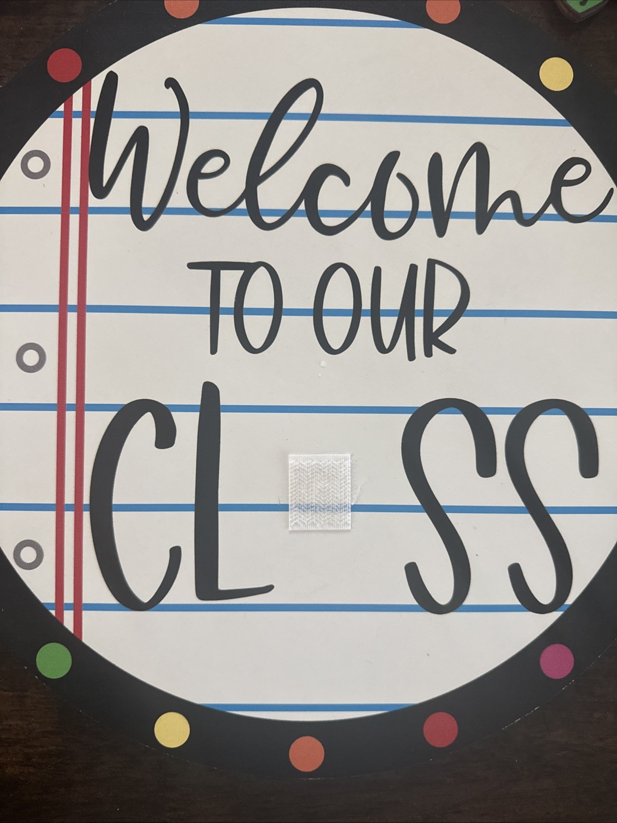 Welcome to our Classroom Door/Wall Sign with Season Cutouts 8 PCs