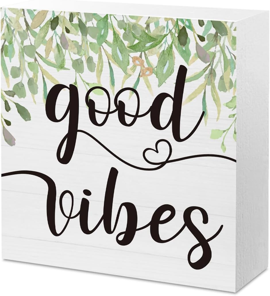 Spring Farmhouse Shelf Decor for Home Spring Sign Decorations Home Office Cubicl