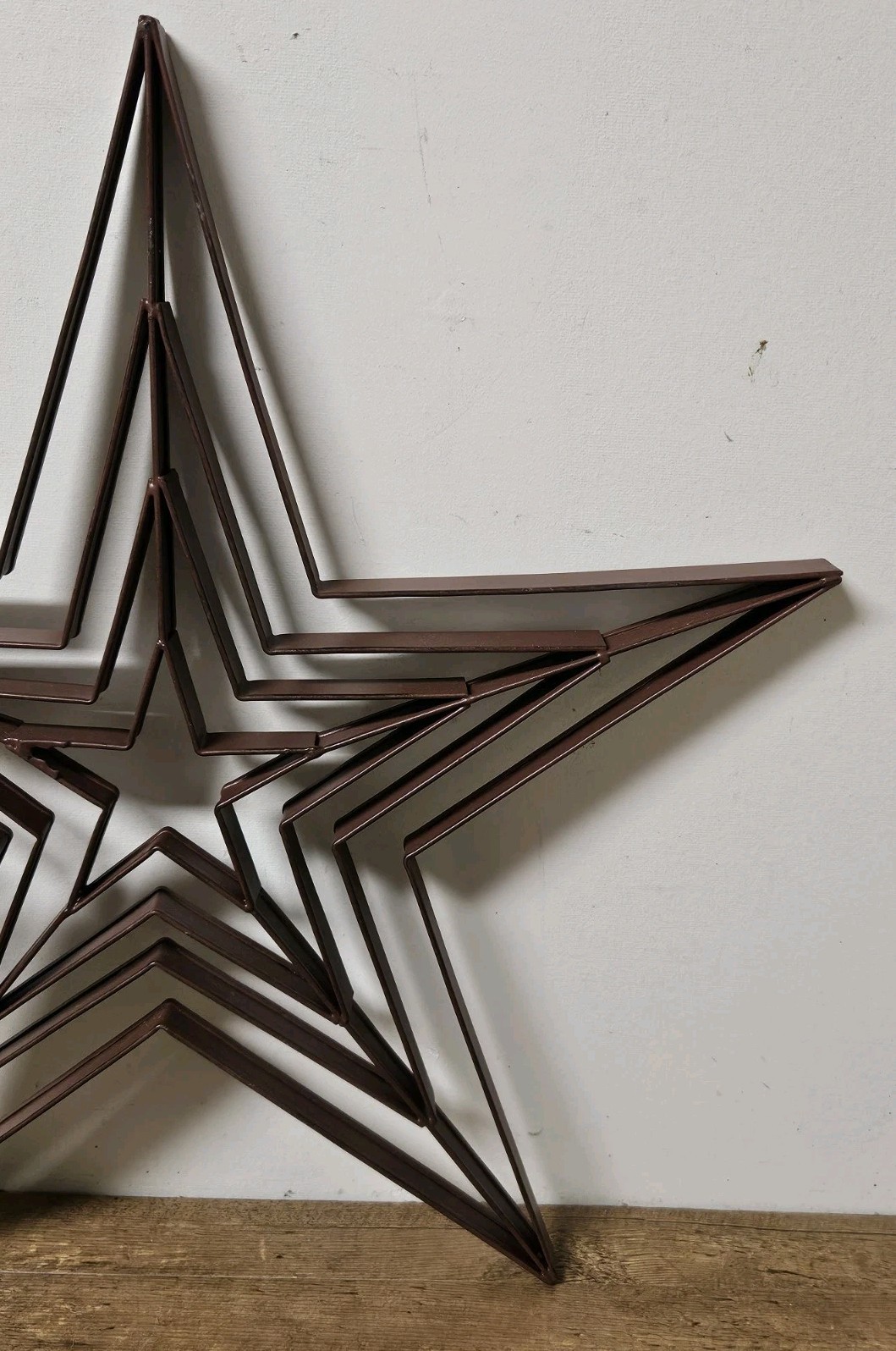 5 Point Star Metal Art Wall Decor 18″ x 17″