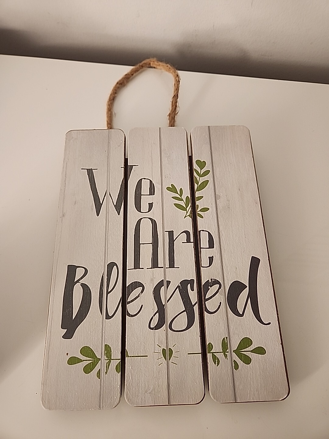 “We Are Blessed” Wooden Wall Plaque Sign * Brand New! * Home Decor For Any Room