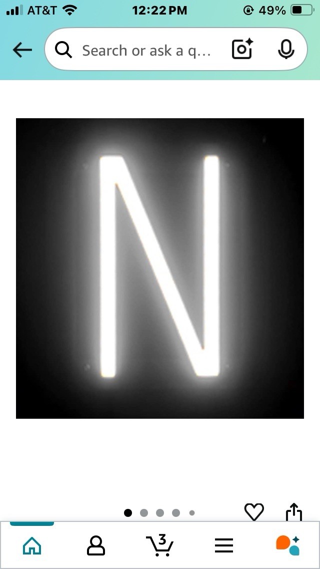 Spell Brite White LED Letters 6.25”