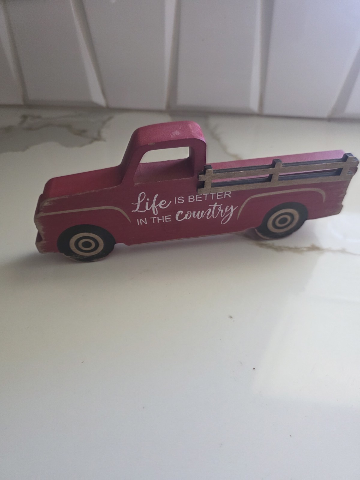 15in x 5in Wooden Truck Decor Sign – LIFE IS BETTER IN THE COUNTRY