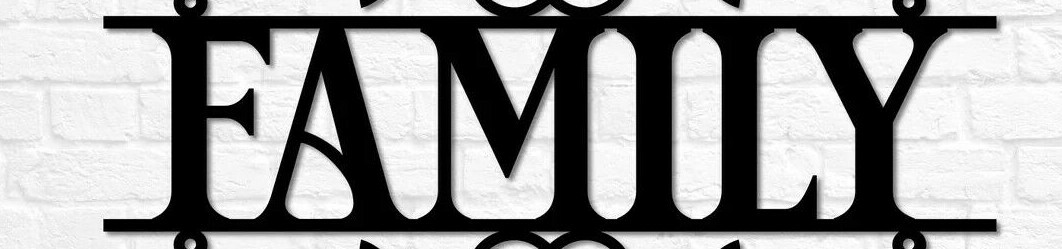 Personalized Black Metal Name Sign Home ShopDecor Decorative Wall Art Best Gift