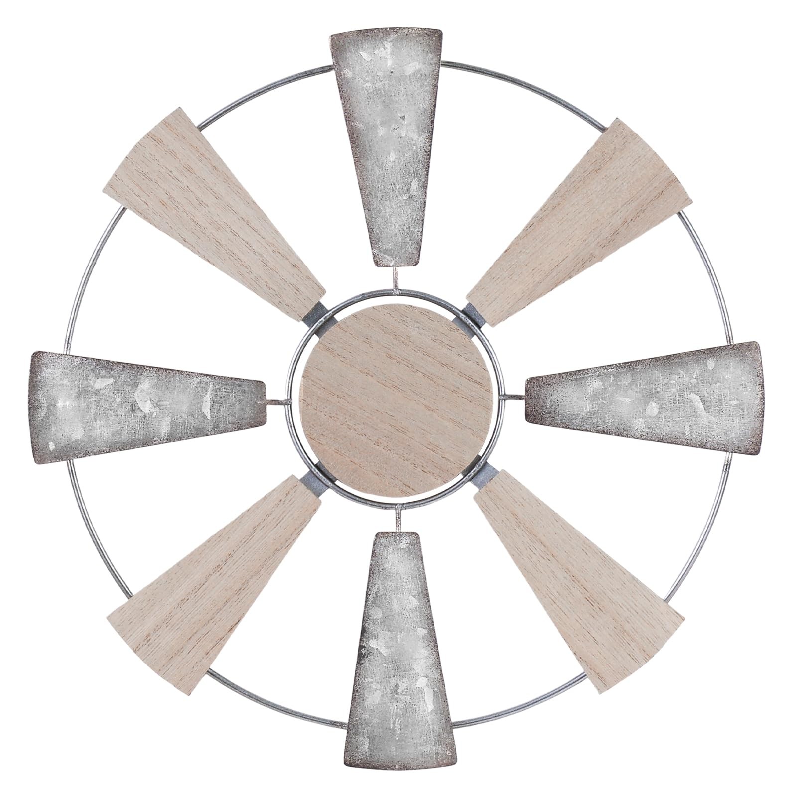 Rustic Windmill Wall Art | Farmhouse Decor | 11 Wood & Metal