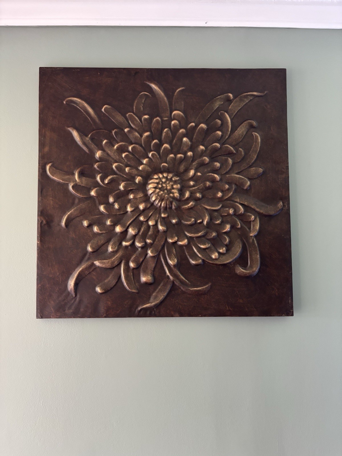 Large Metal Floral Wall Art – Statement Home Décor