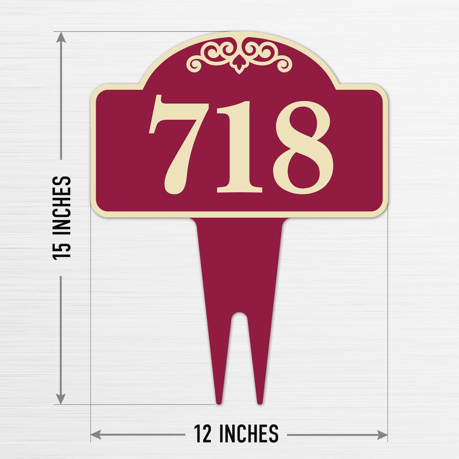 Custom House Address Yard Sign Lawn Arch Address Plaque Personalized House