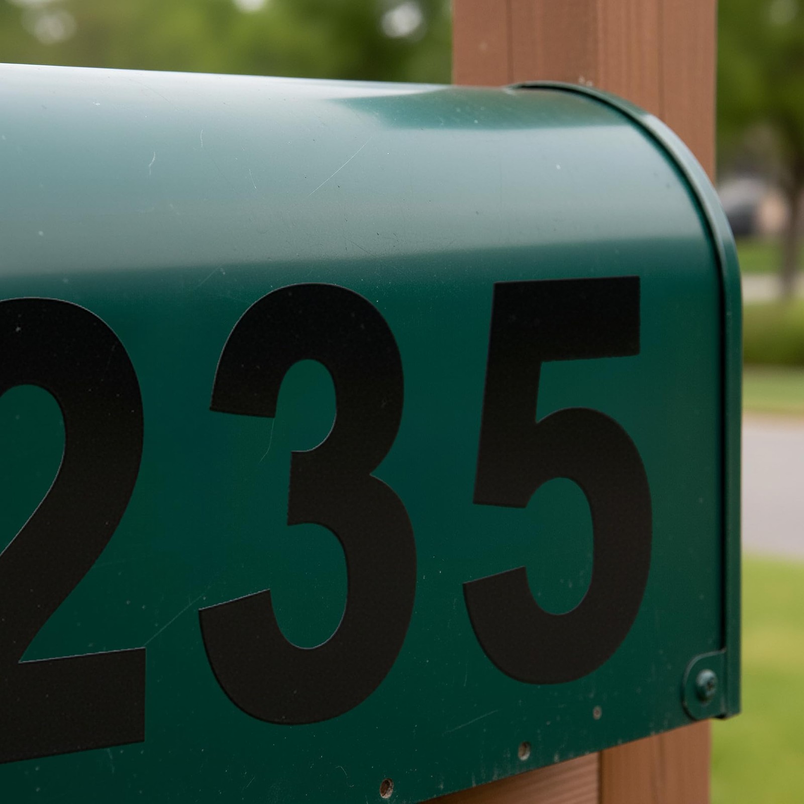 Black Vinyl Numbers 6 Inch 0-9 (2 Sets) – Weatherproof Decals for Outside Mai…