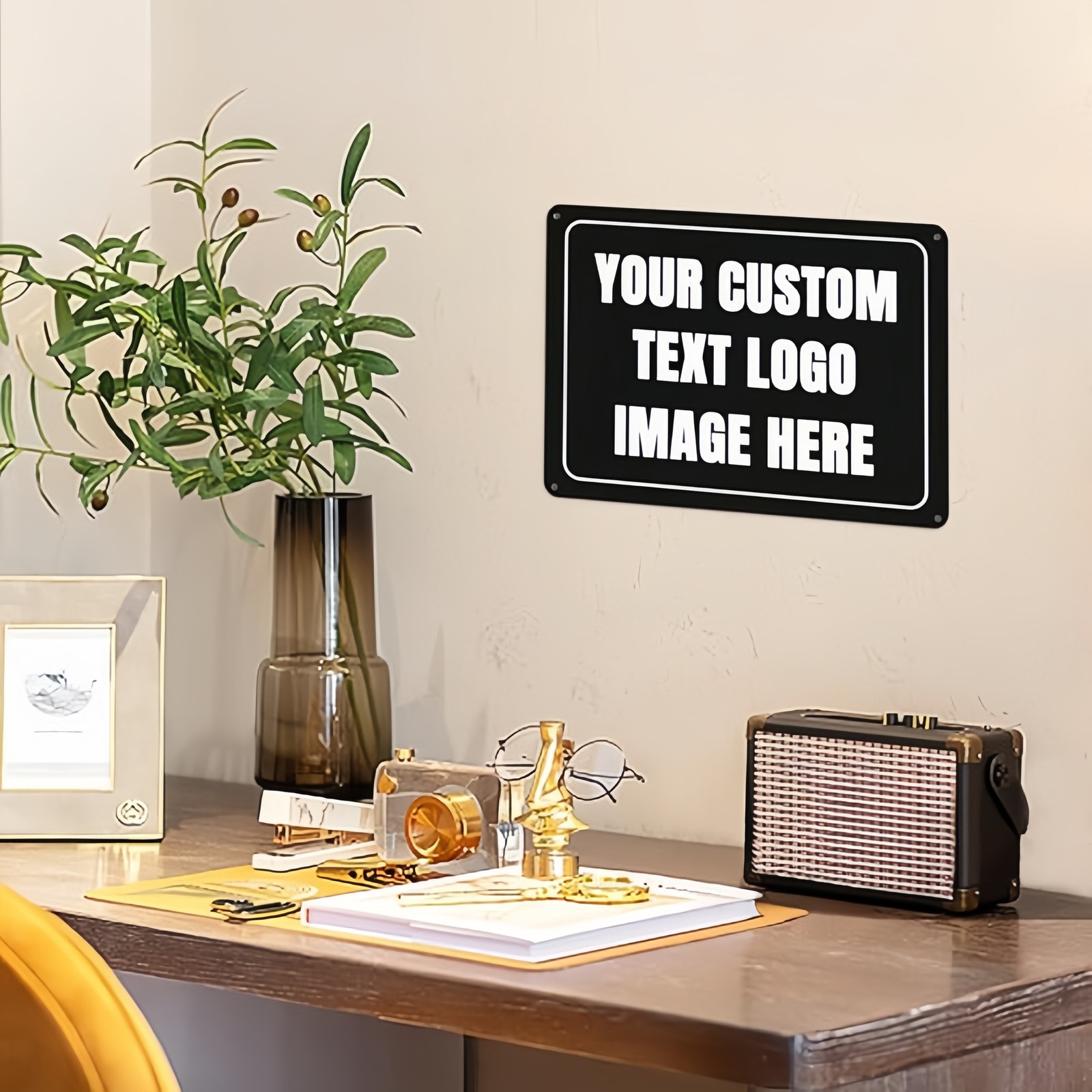 Personalized Custom Tin Metal Sign for Outdoor, Indoor, Home Office, Yard