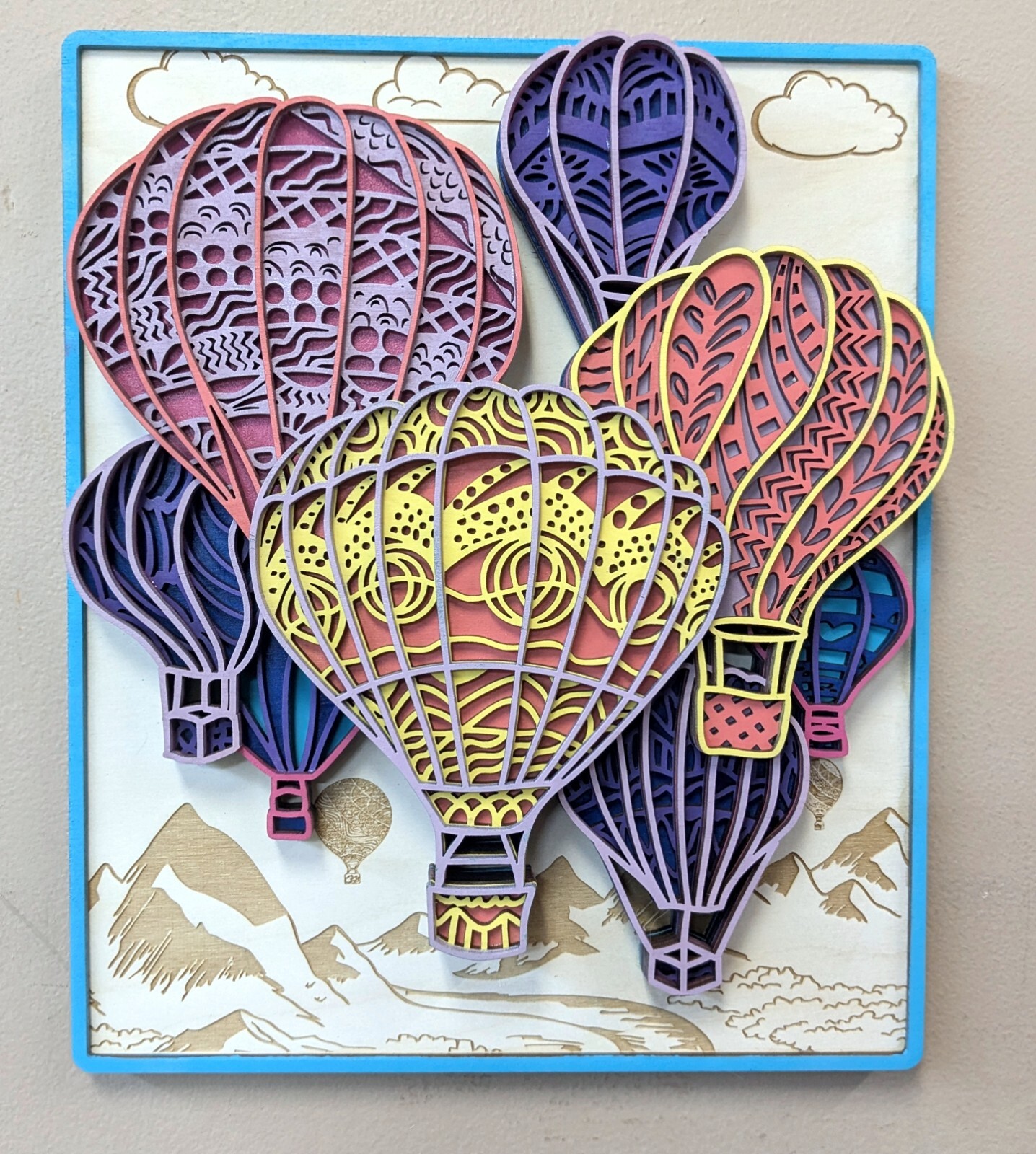 Balloons Over The Mountains