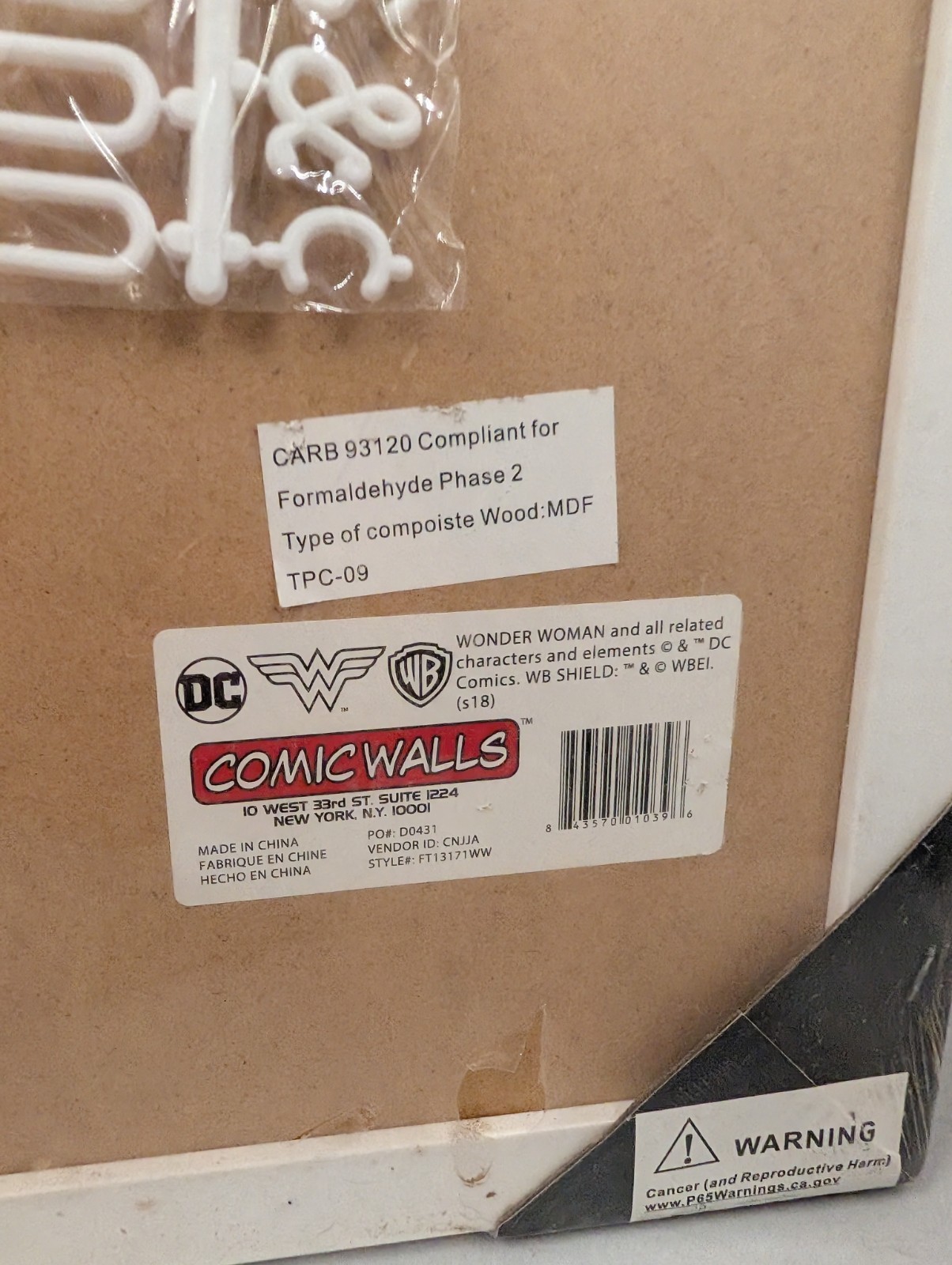 DC Wonder Woman Comic Walls Letter Board 145 Letters MDF Superhero Decor