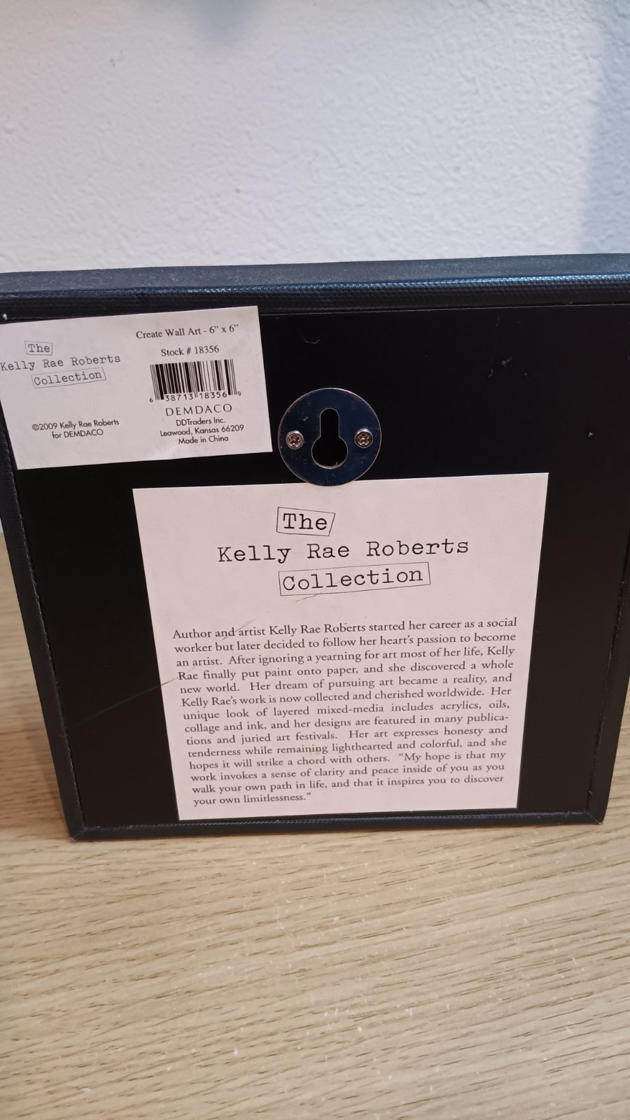 The Kelly Rae Roberts Collection CREATE Wall Decor Sign 6×6