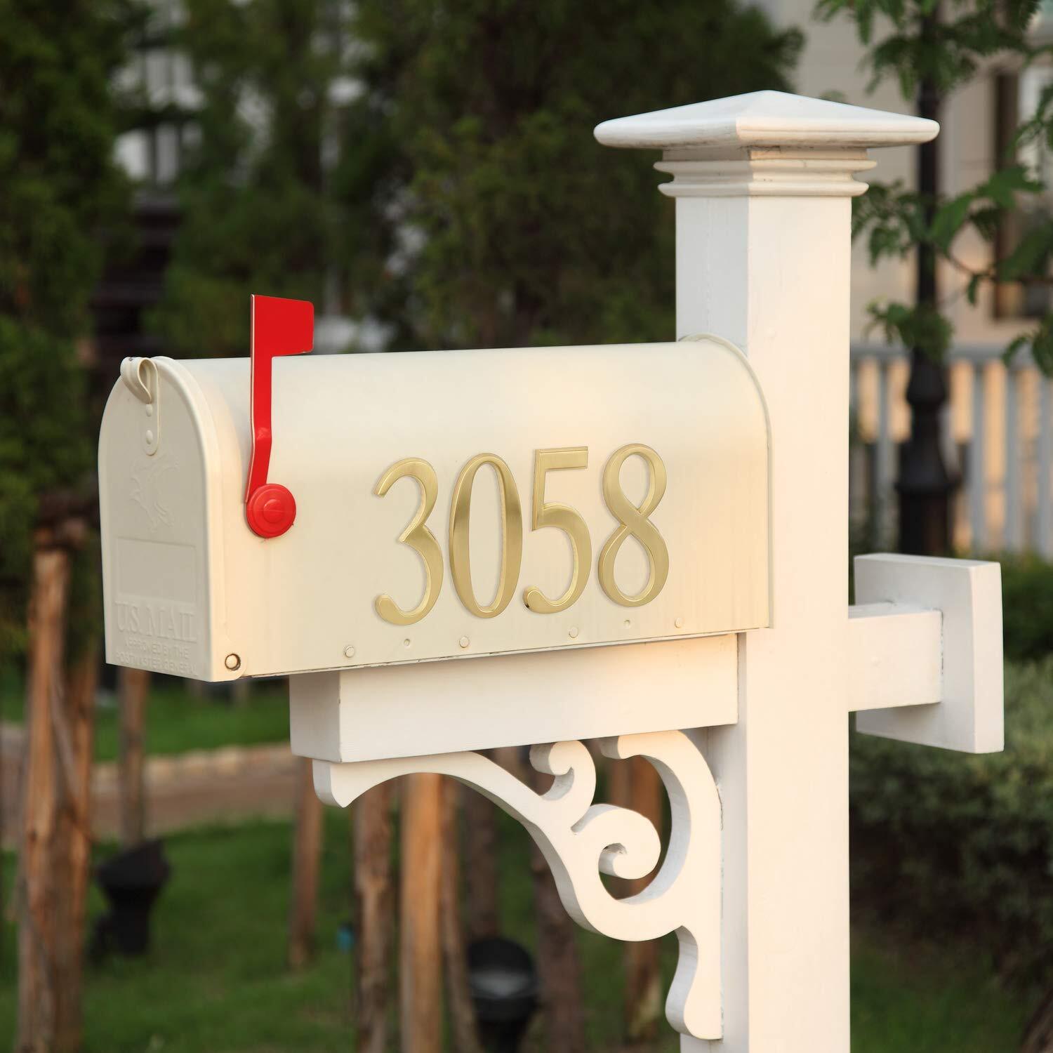 Whitehall Design-It House Number 2 Plaque – 4.75″ Gold Finish