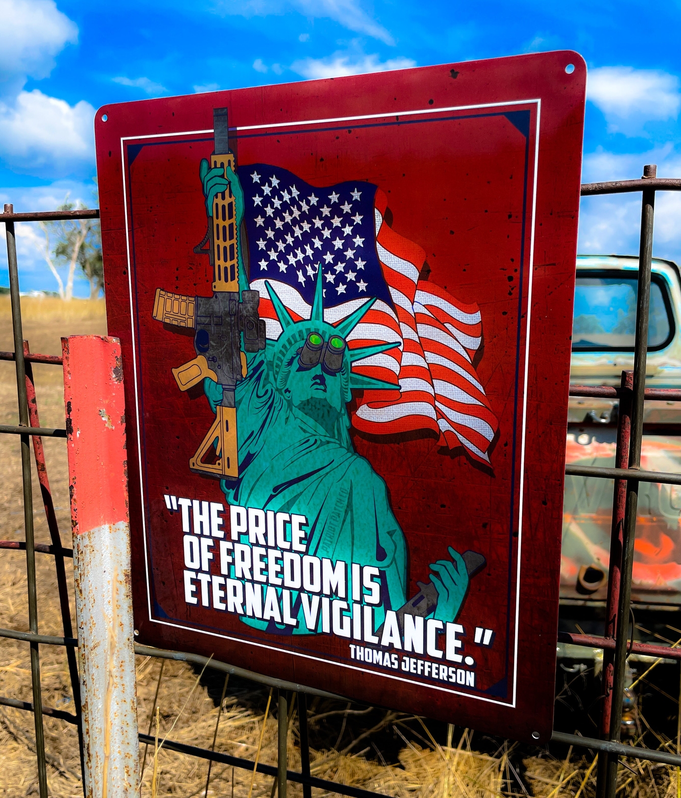 Patriot Patch Co. – Statue of Liberty – Eternal Vigilance Sign