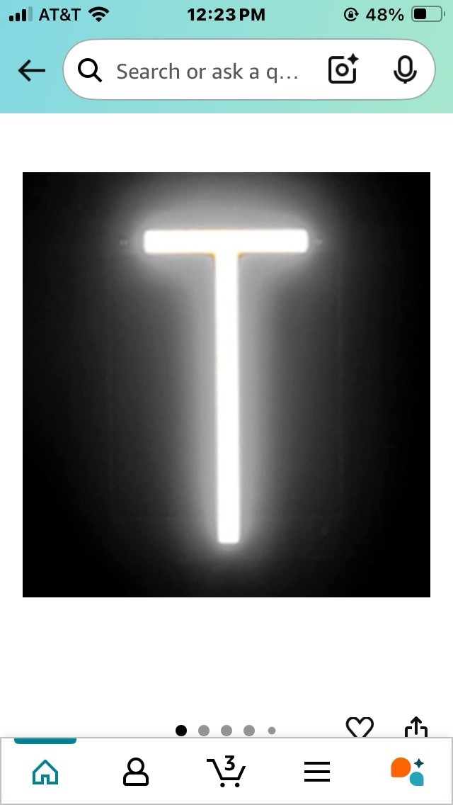 Spell Brite White LED Letters 6.25”