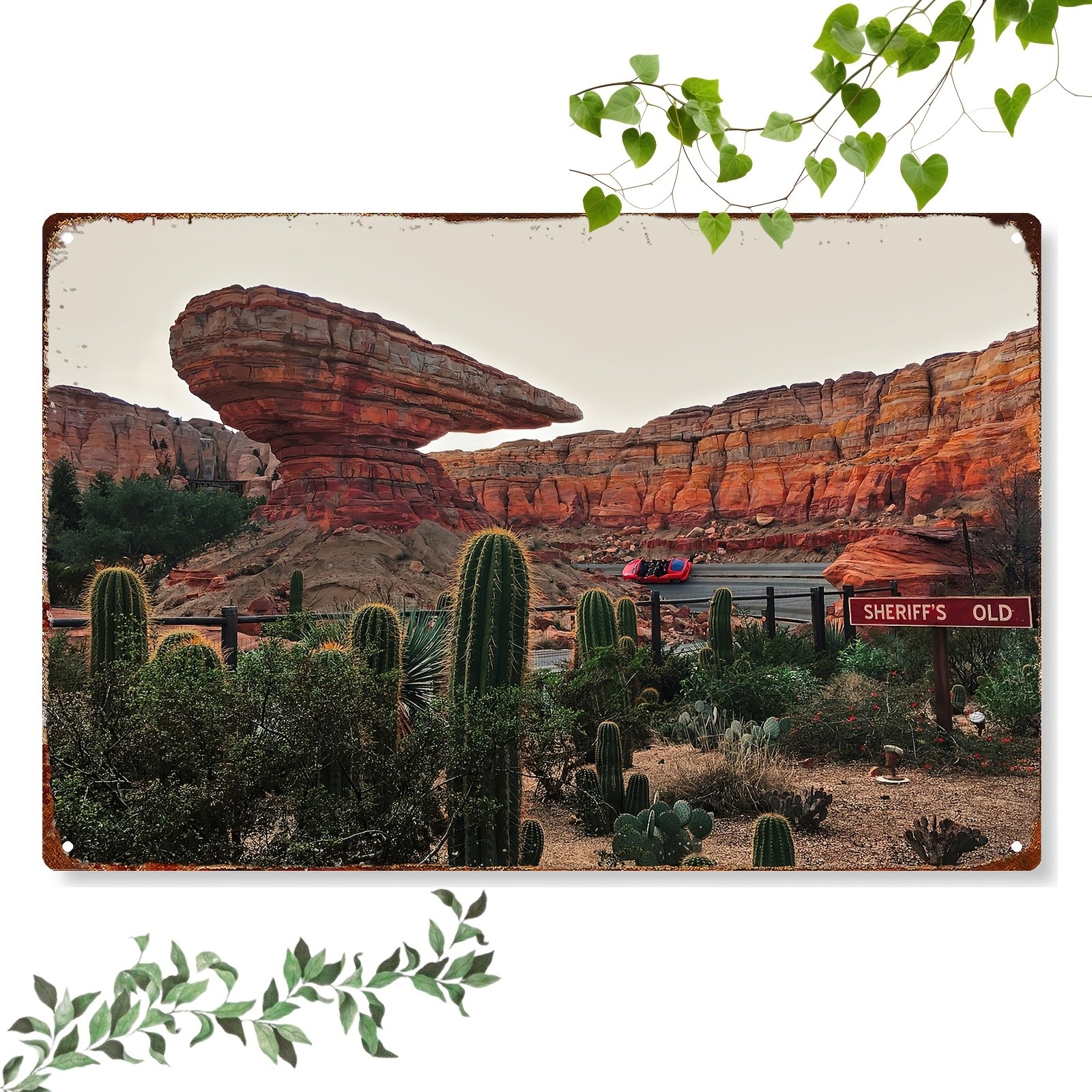 Metal Sign Traditional Radiator Springs Racers Aluminum Sign 8×12 Decor