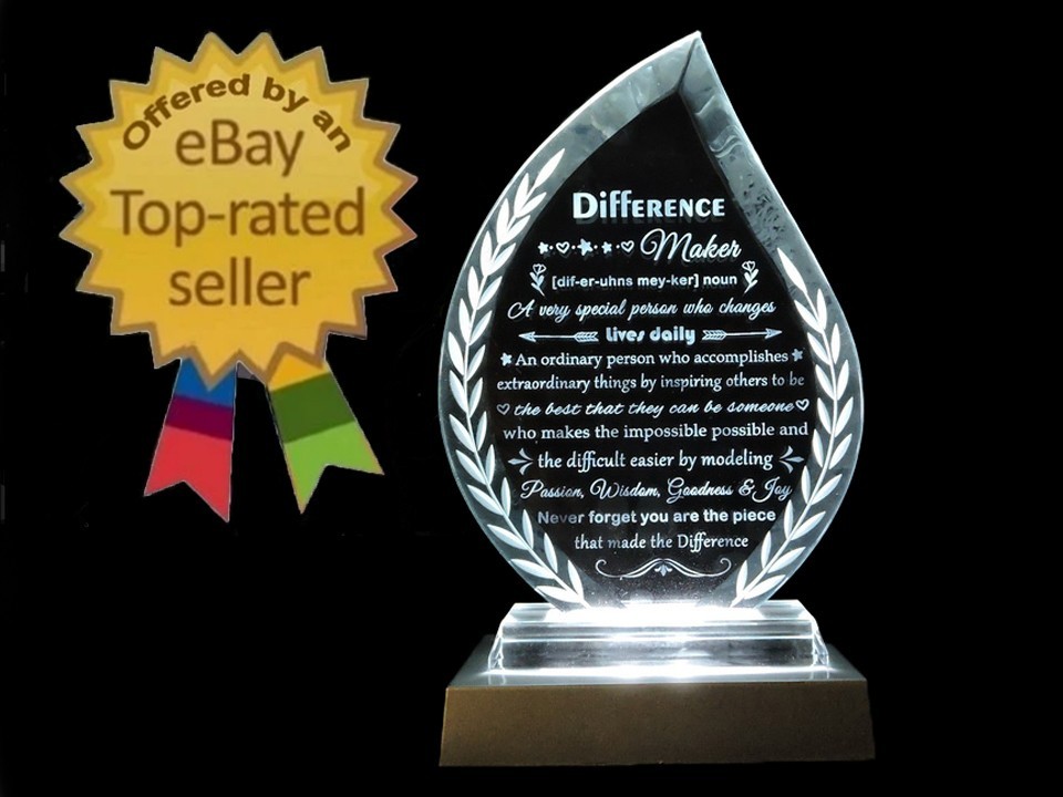 Crystal Appreciation Plaque