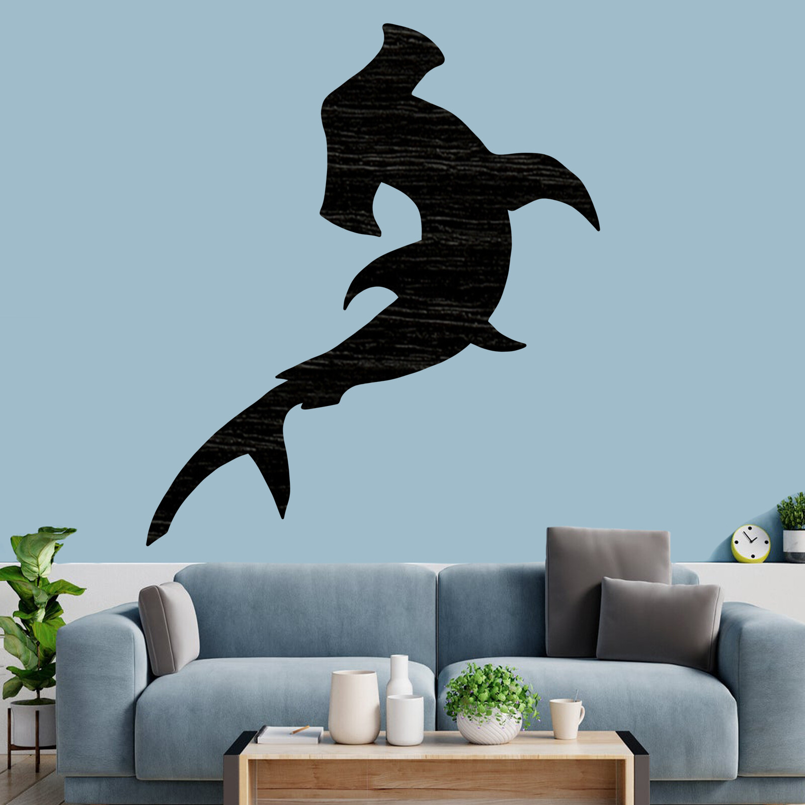 Hammerhead Shark Cut out, Wood plaque sign,wood Crafts,Craft supply,