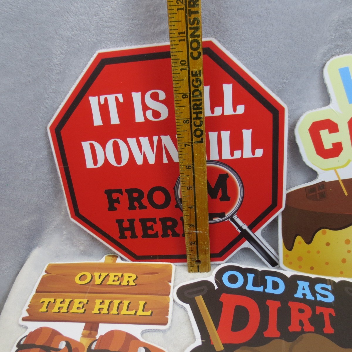 Big Dot of Happiness Over the Hill Old Person Party Birthday Cut-Outs Outdoor