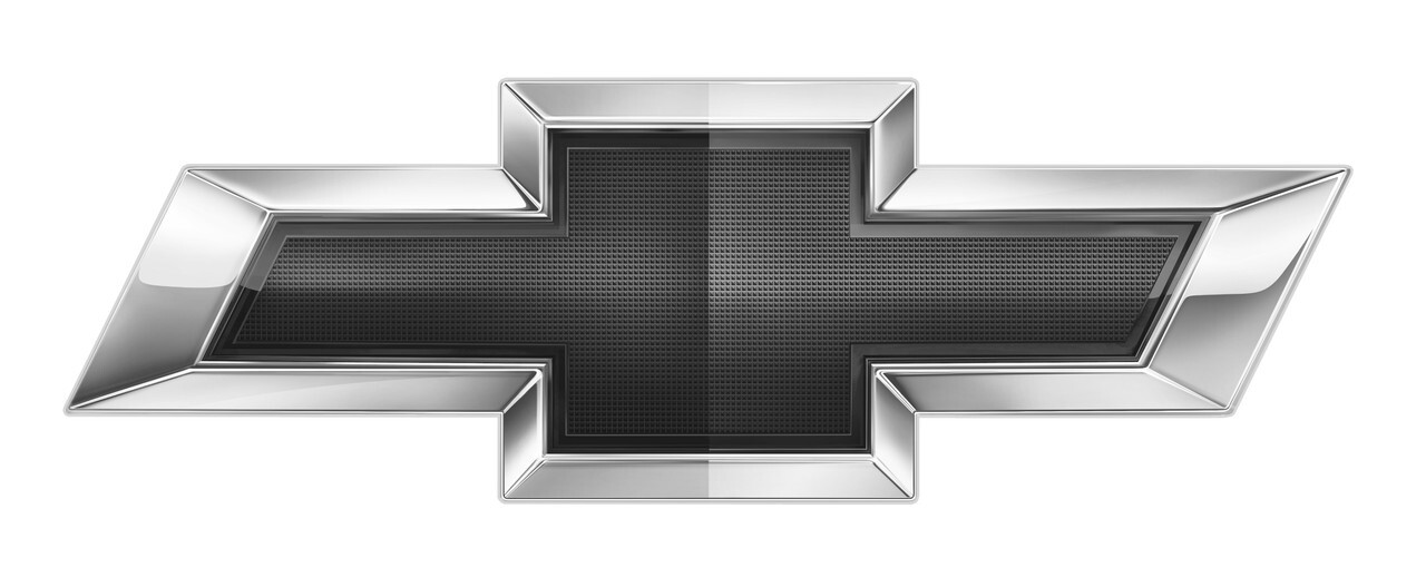 Chevy Bowtie Black Edition Emblem Steel Sign