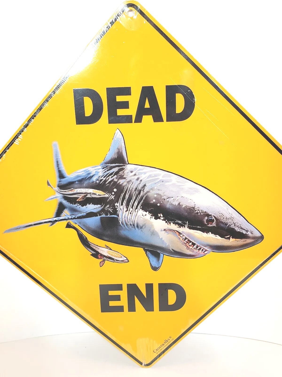 Crosswalks Dead End Great White Shark Sign Atlas Screen Printing