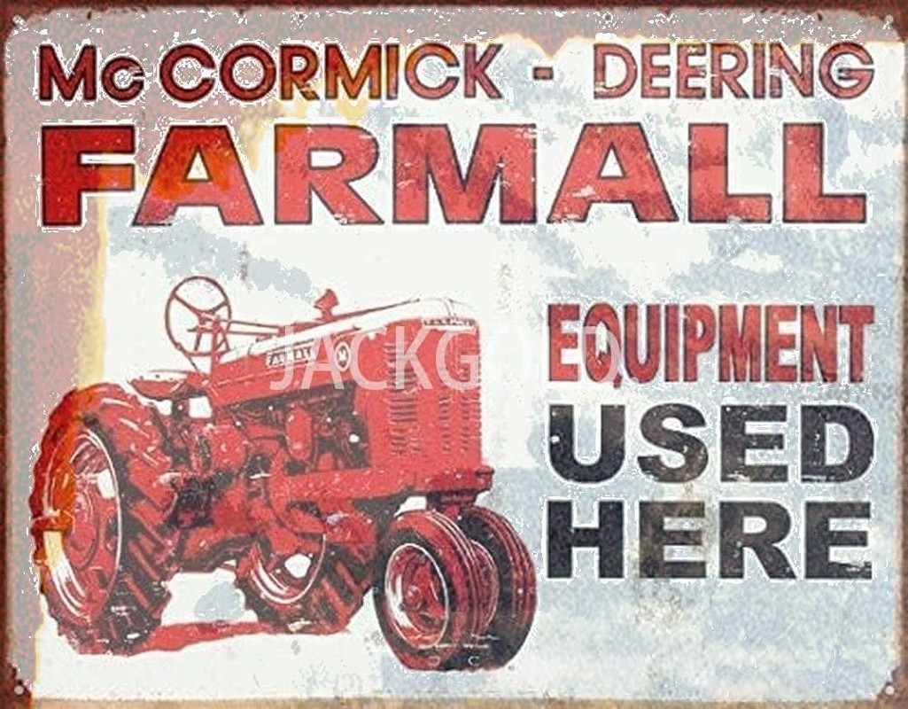 Tin Poster Metal Wall Vintage Decorations Farm 8X12 Retro Personalized Farmall T