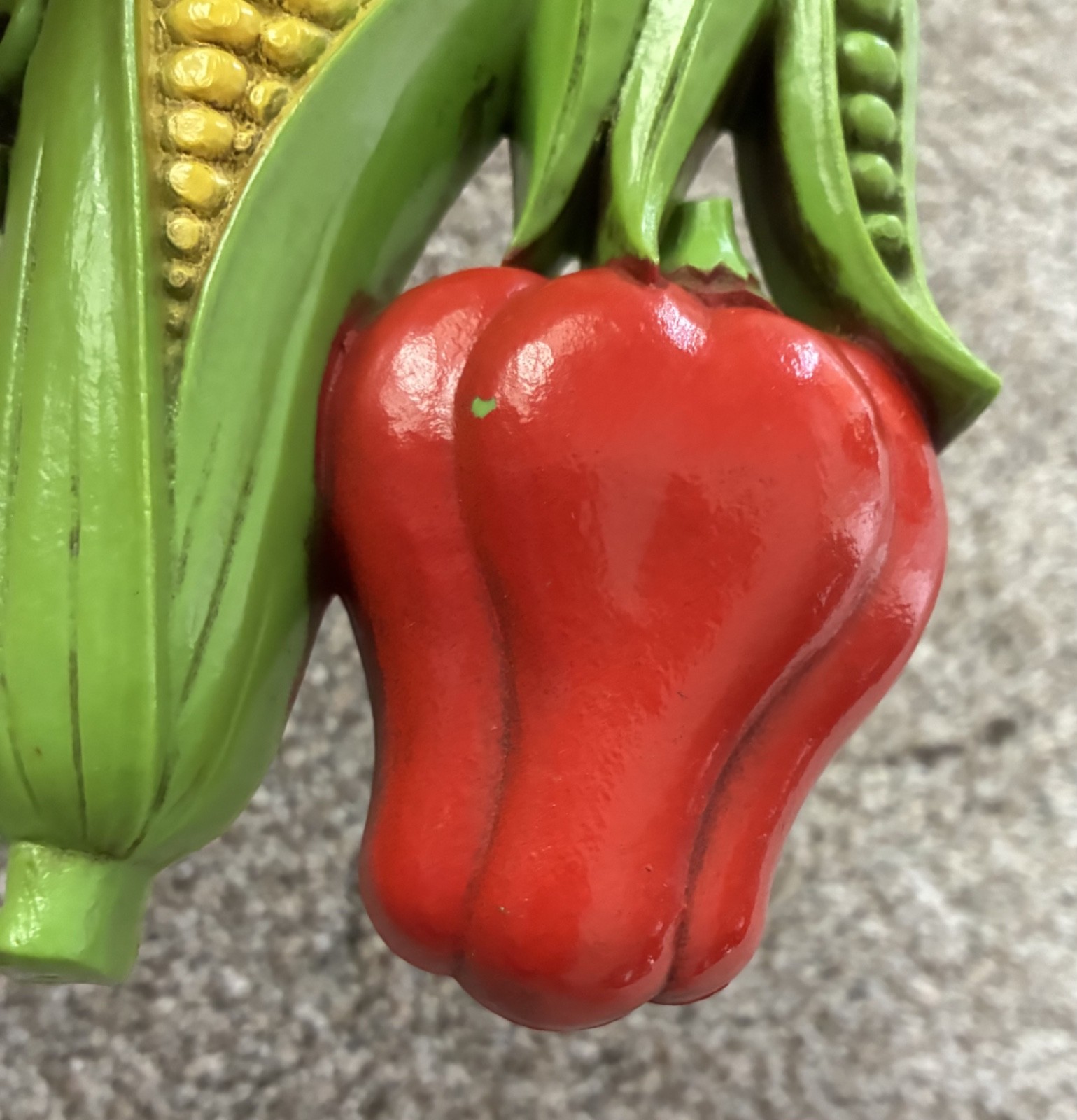 Vintage 70s kitch 🟥 Homco Wall Decor Fruit & garden Vegetables Set of 3 hanging