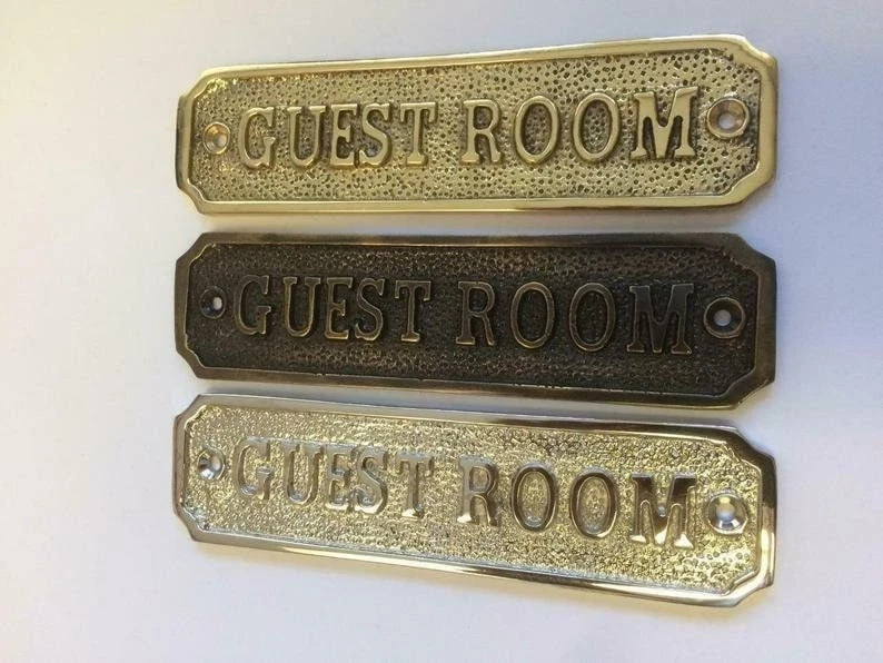 Customized Cast brass custom door signs – Personalized plaques – Outdoor plaques