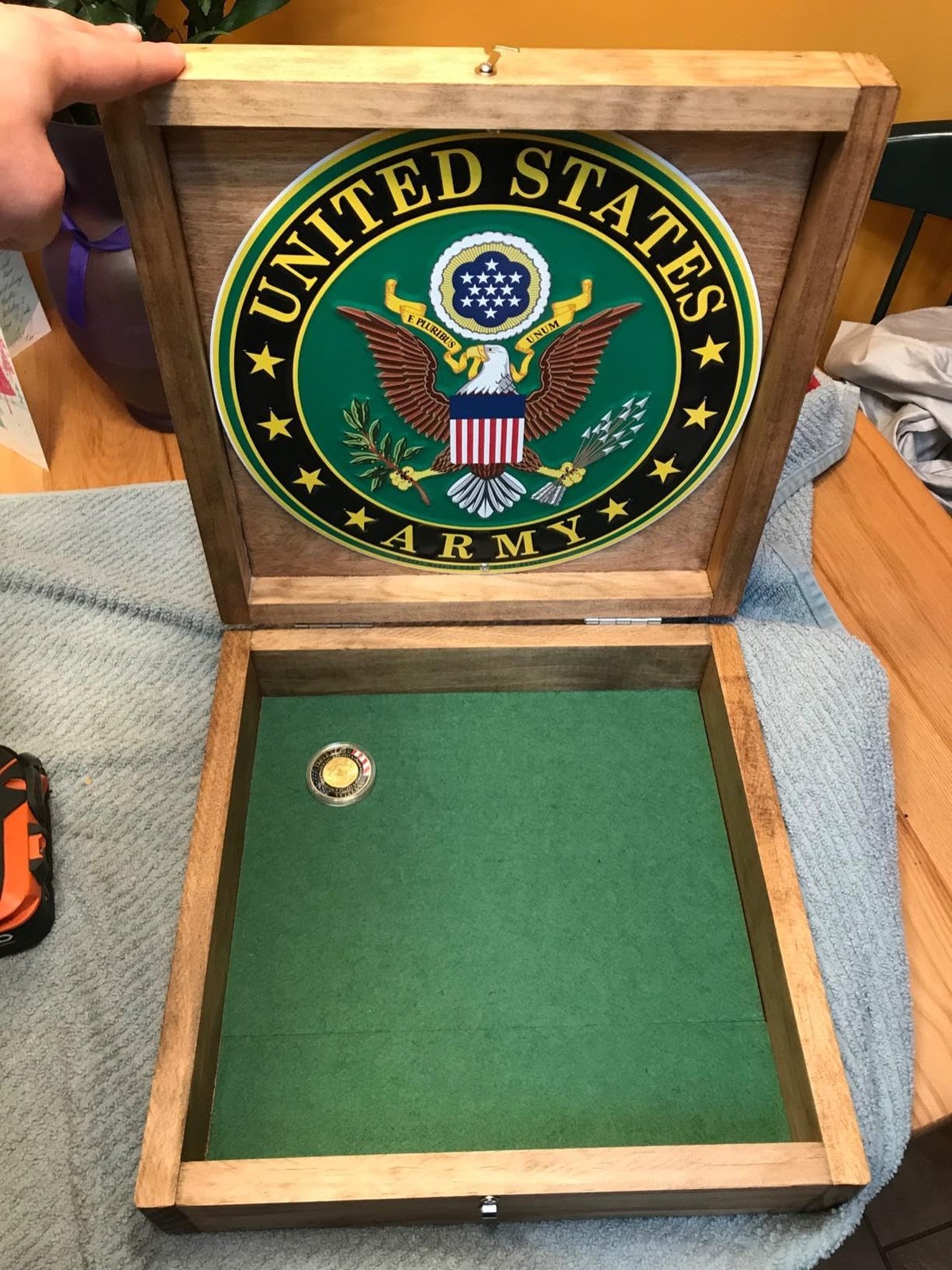 Metal Sign United States Army Logo 12 Inch Green US Military Service Branch