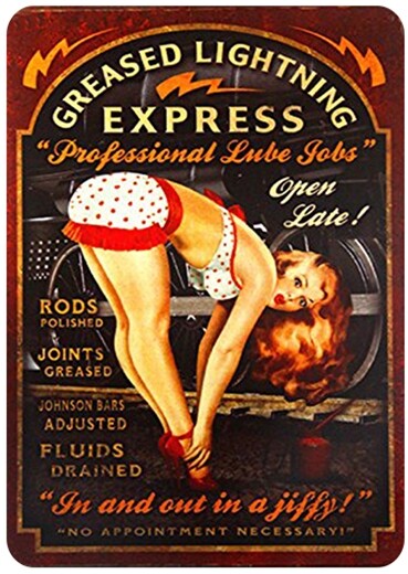 100 Random Vintage Metal Tin Signs Retro Plaque Garage Bar Customization Decor