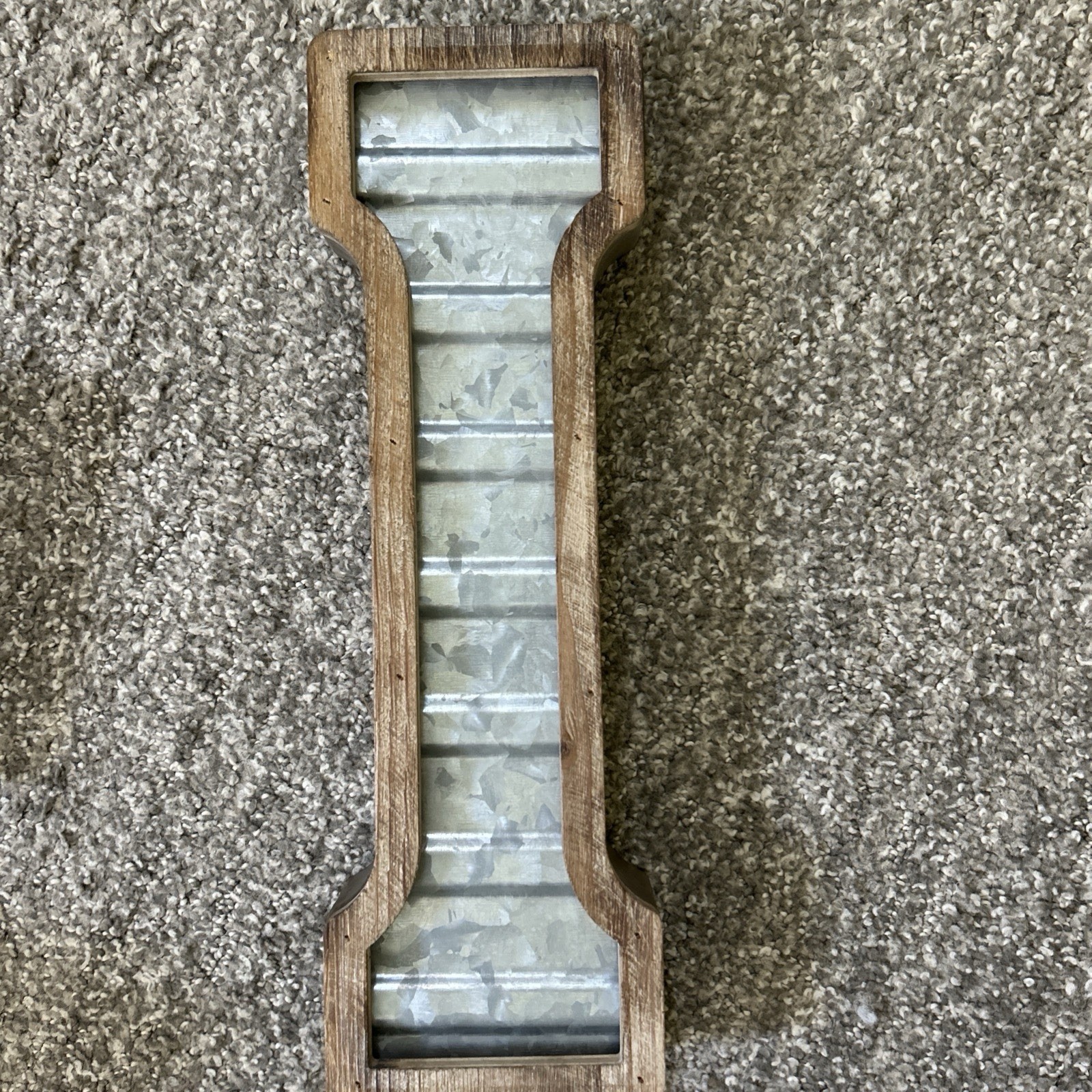 Galvanised Metal & Wood Letters Wall Decor 8×14 Hobby Lobby NWT