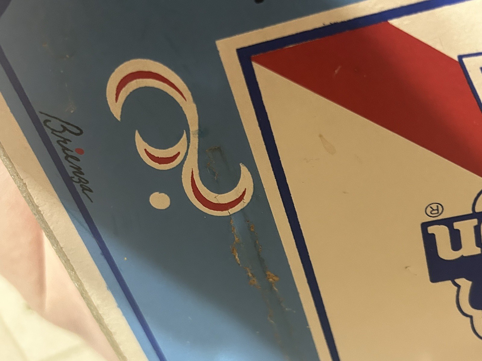 VINTAGE WOOD PABST BLUE RIBBON BEER SIGN TWO HEADS R BETTER THAN ONE PABST SIGN