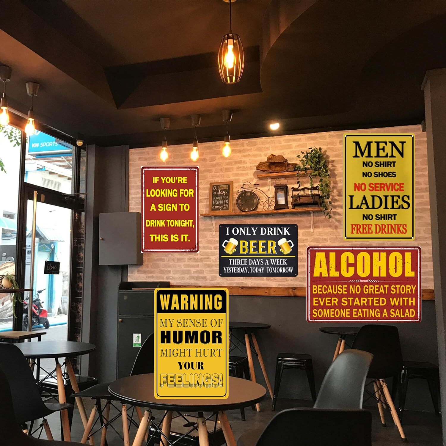 Bar Tin Sign Funny Bar Signs For Home Bar Vintage Metal Bars Decor Bar Signs For