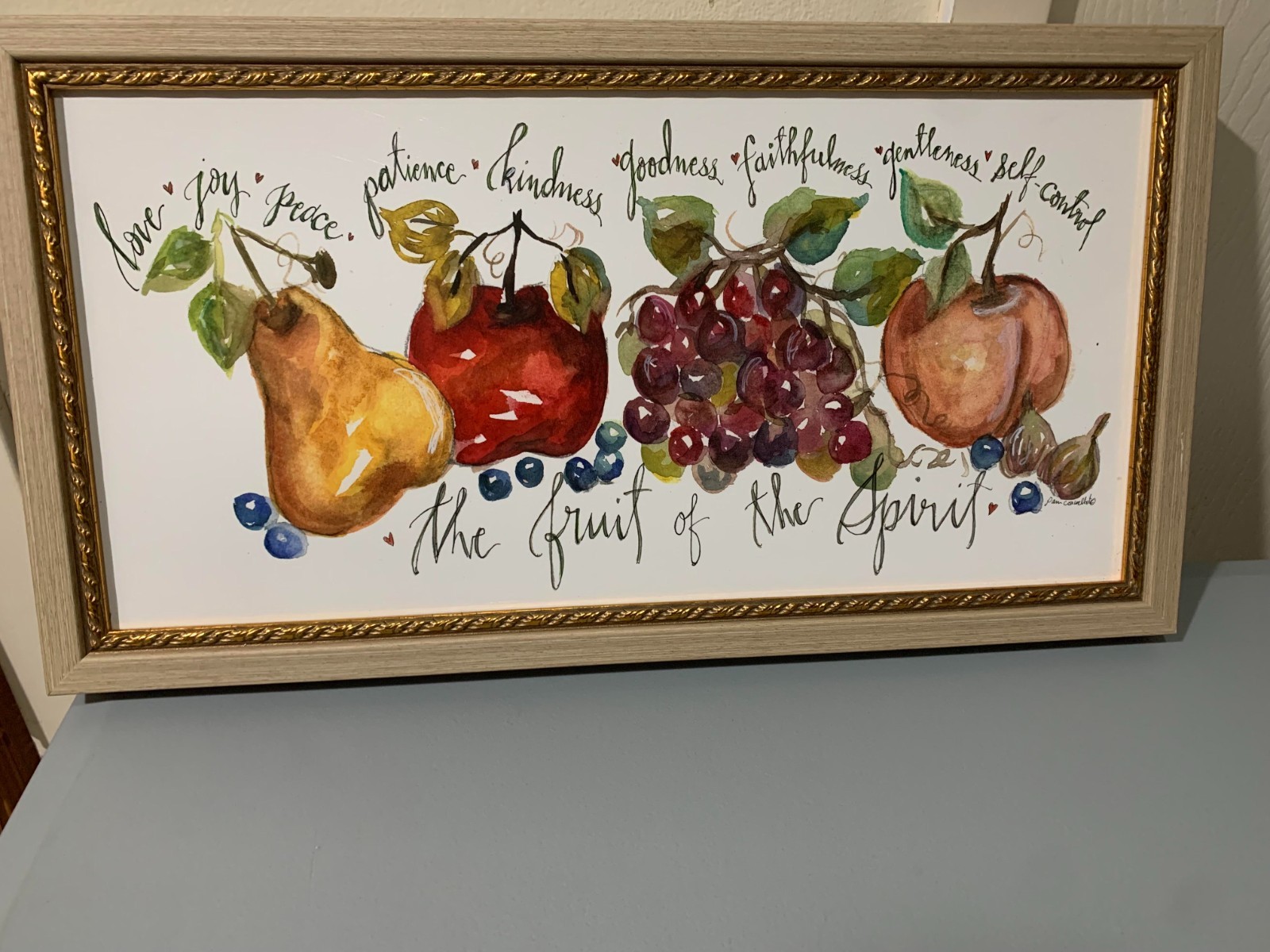 Spirit Wood Wall Decor Fruit of the Spirit Hanging 21 inches X 11 inches