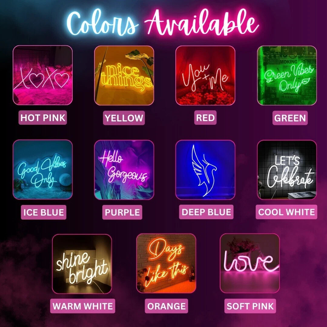 Personalized Easter Neon Sign – Bunny LED Light for Home & Party Decorations