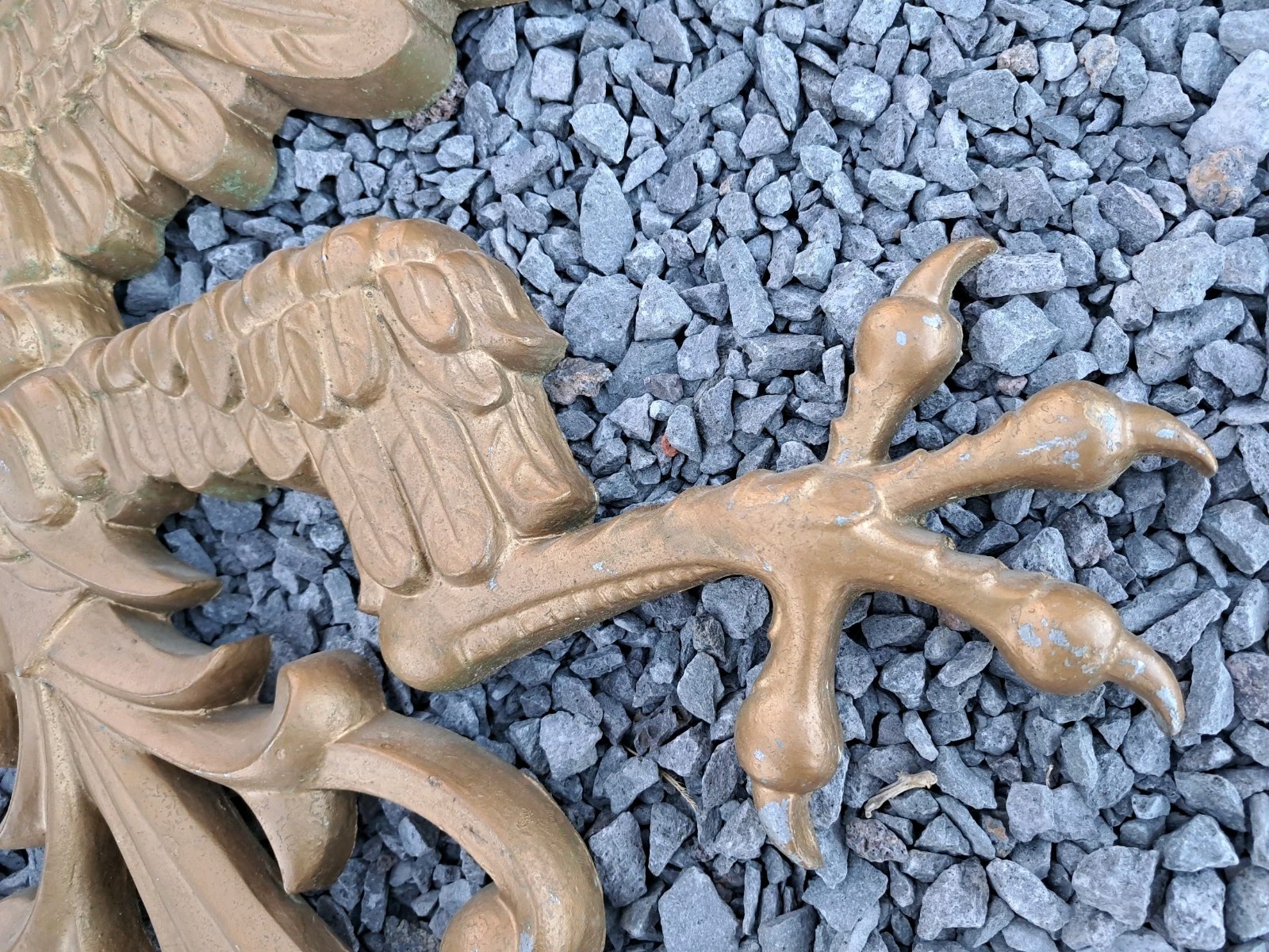 Vintage Double Eagle Aluminum Wall Decor 43″x24″ Heavy Item See Photos