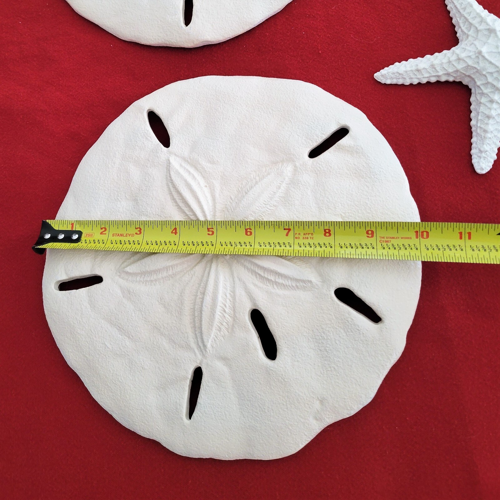 Lot of 12 Starfish and Sand Dollar Nautical Hanging Wall Decor Large Pieces VGUC