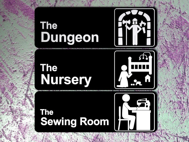 Custom Door Signs – 7.5″ x 2.5″ – Adhesive Not Included
