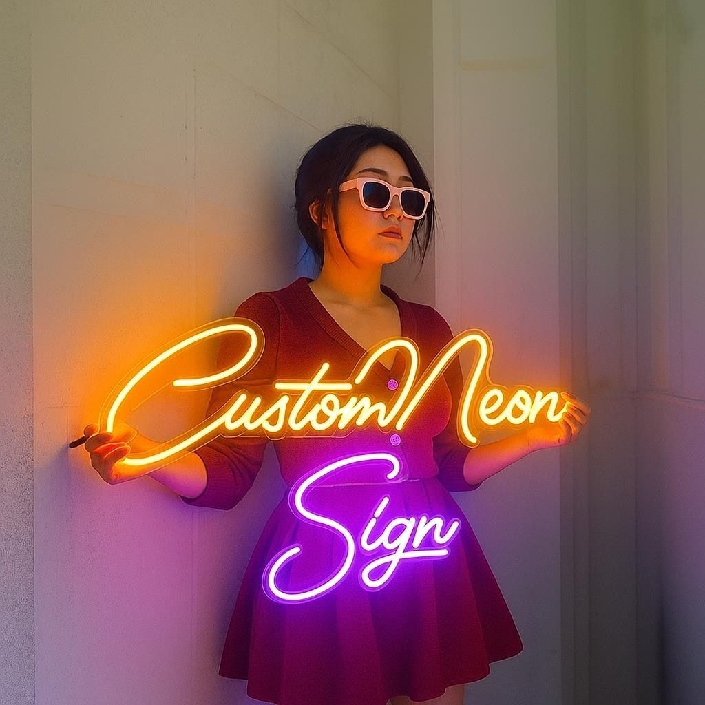 Custom Neon Sign Personalized LED Neon Name Signs Acrylic Modern Neon Lights Bar