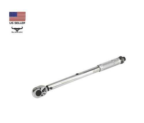 1/2″ Drive Click-Type Torque Wrench (20-150 ft-lb Range) Heavy-Duty Cam & Pawl