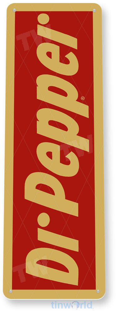 TIN SIGN Dr. Pepper Retro Soda Cola Sign Bar Store Kitchen Cottage Farm A057