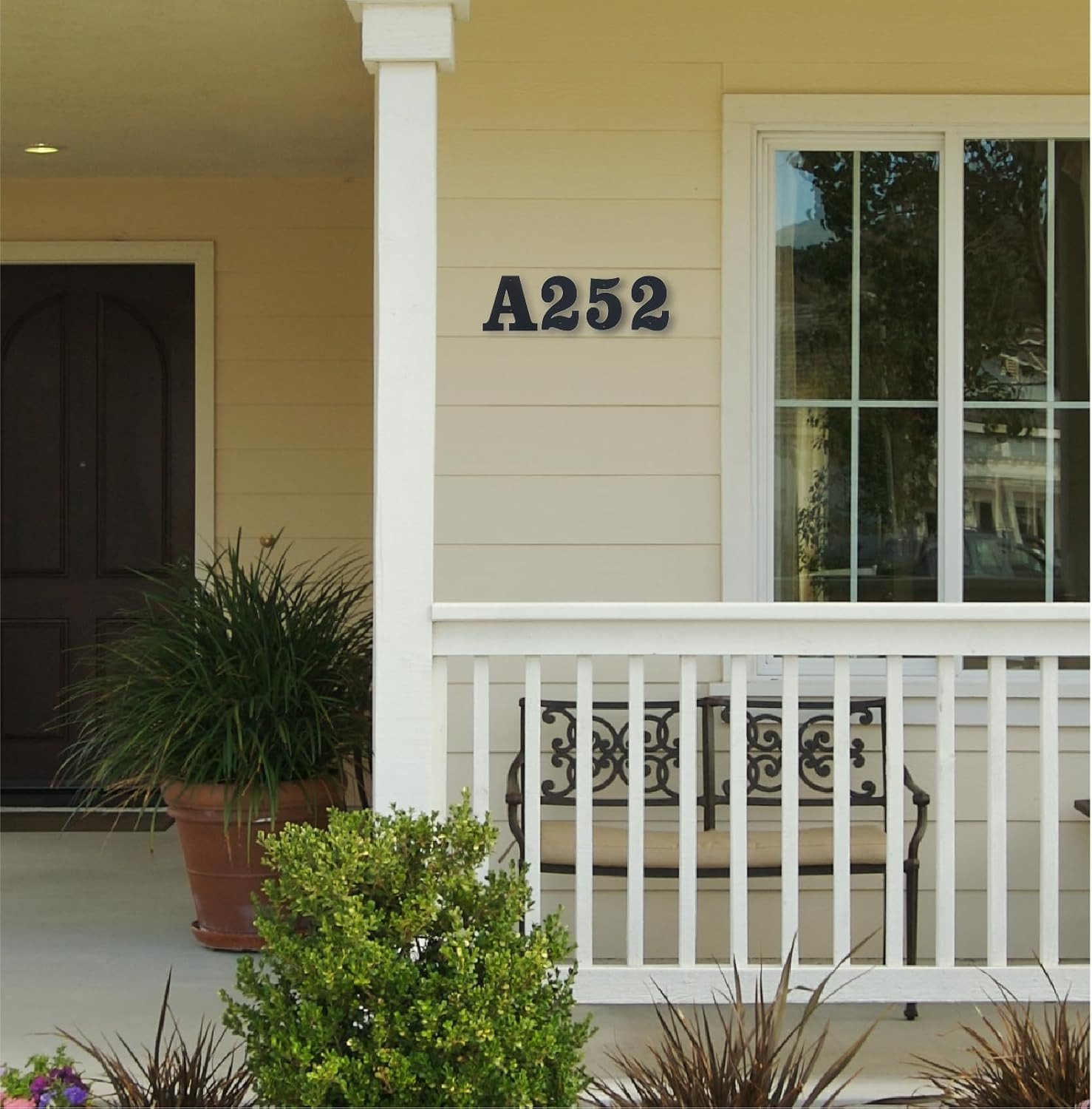 3″ 4″ 5″ 6″ 8″10″ 12″ House Numbers and Metal Letters for Outdoor Signs – Coated