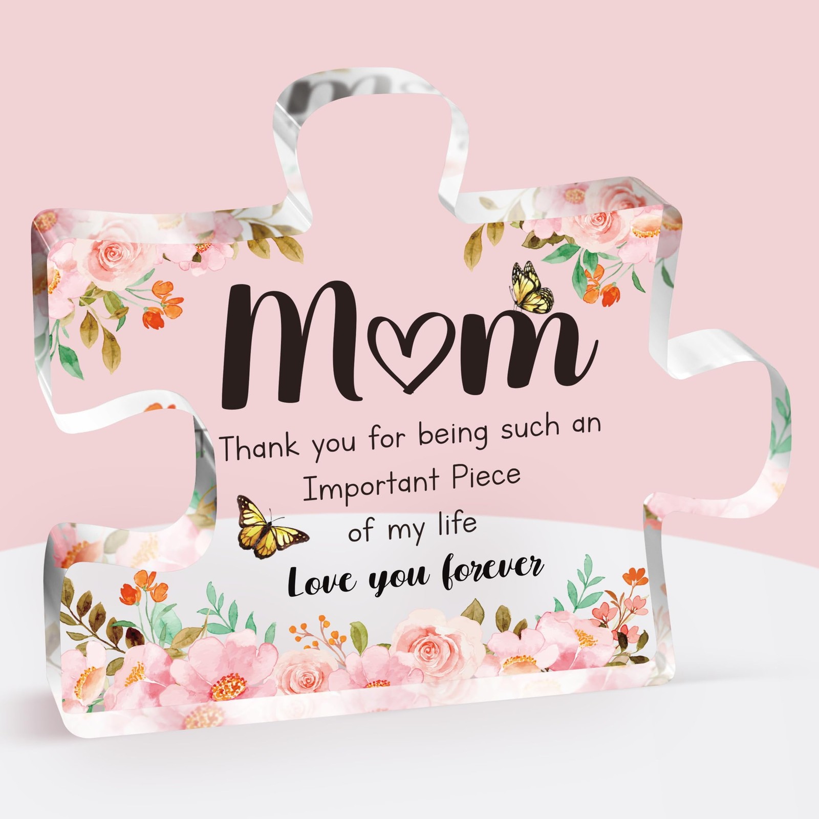 Gifts for Mom Delicate Mom Birthday Gifts from Daughter Son Engraved Acryli…