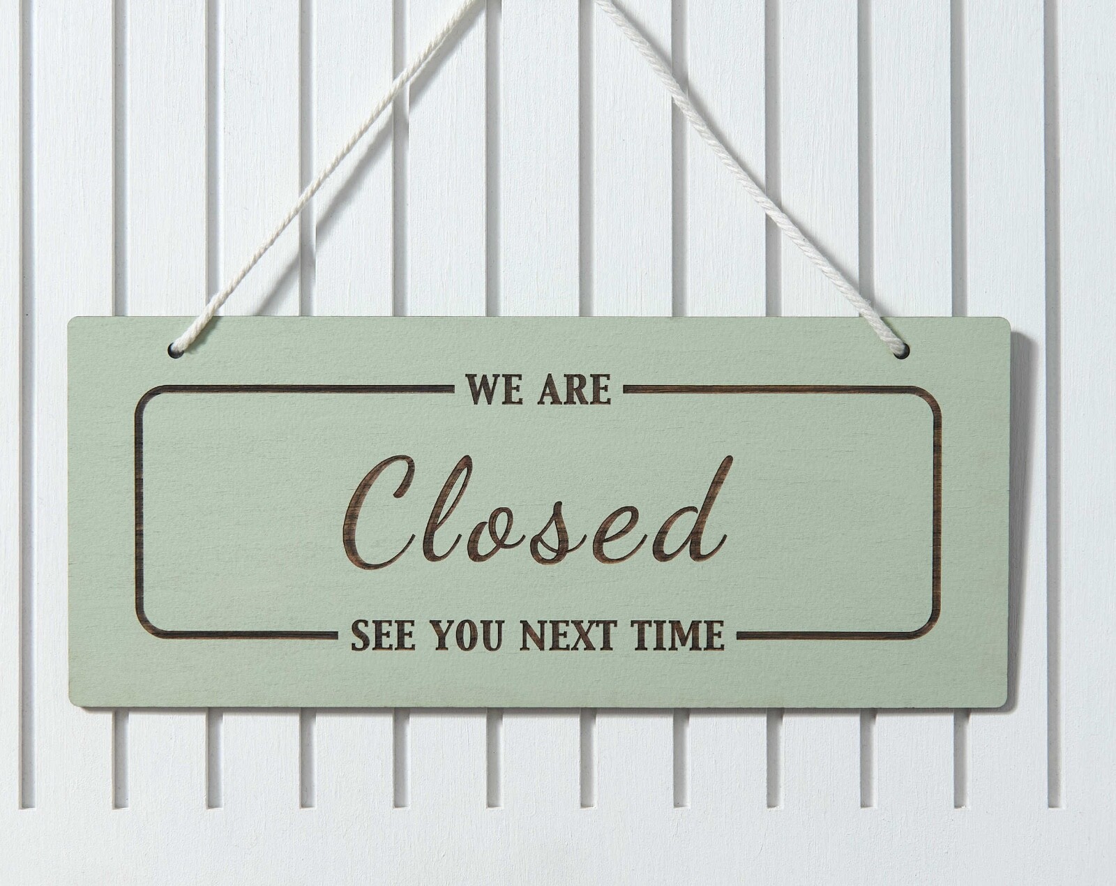 Personalised Open Closed Sign | Store Shop Salon Open Sign | Back in 5 sign