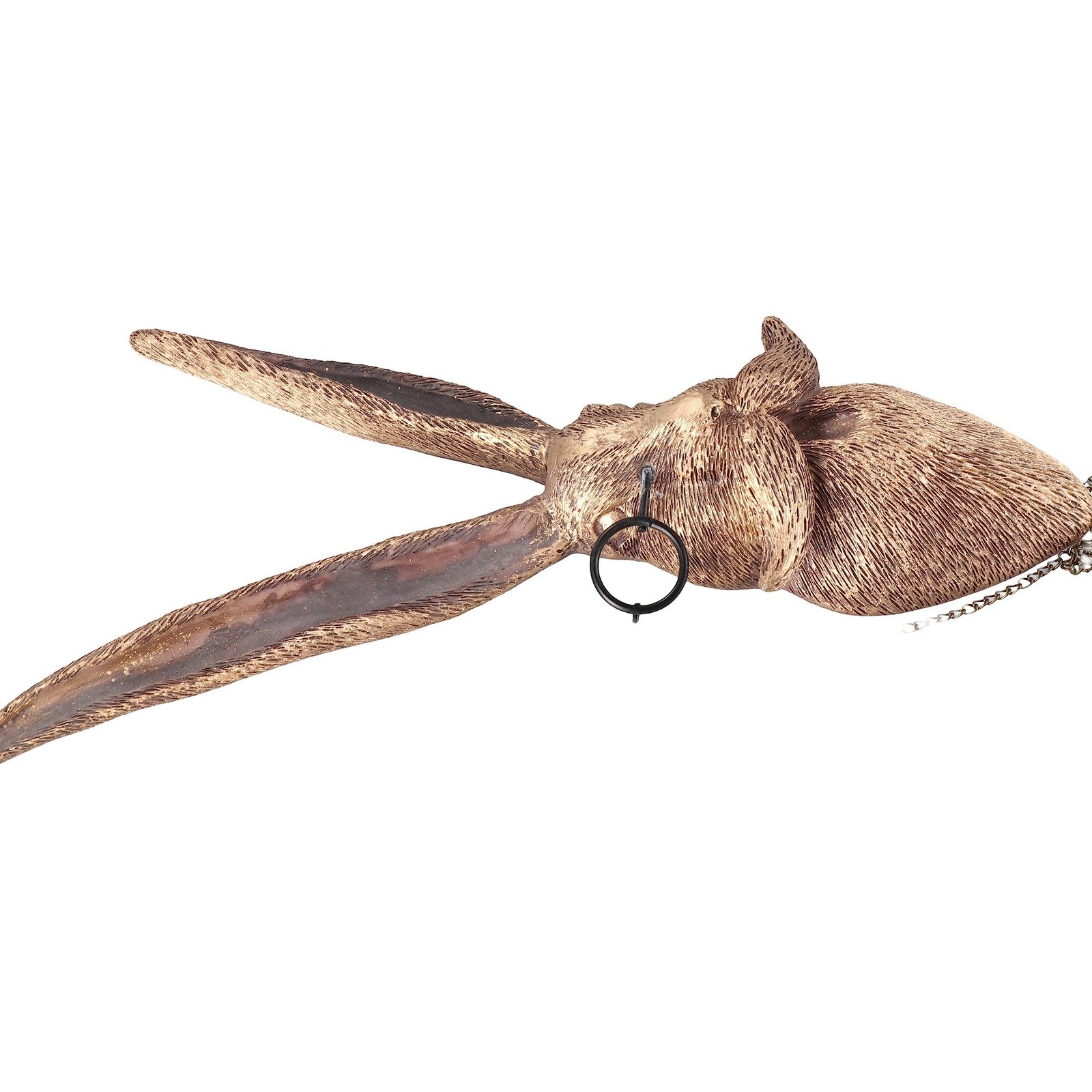 Wall Decor Rabbit Head Wall Hanging,Bronzed Resin Animal Head Sculpture with …