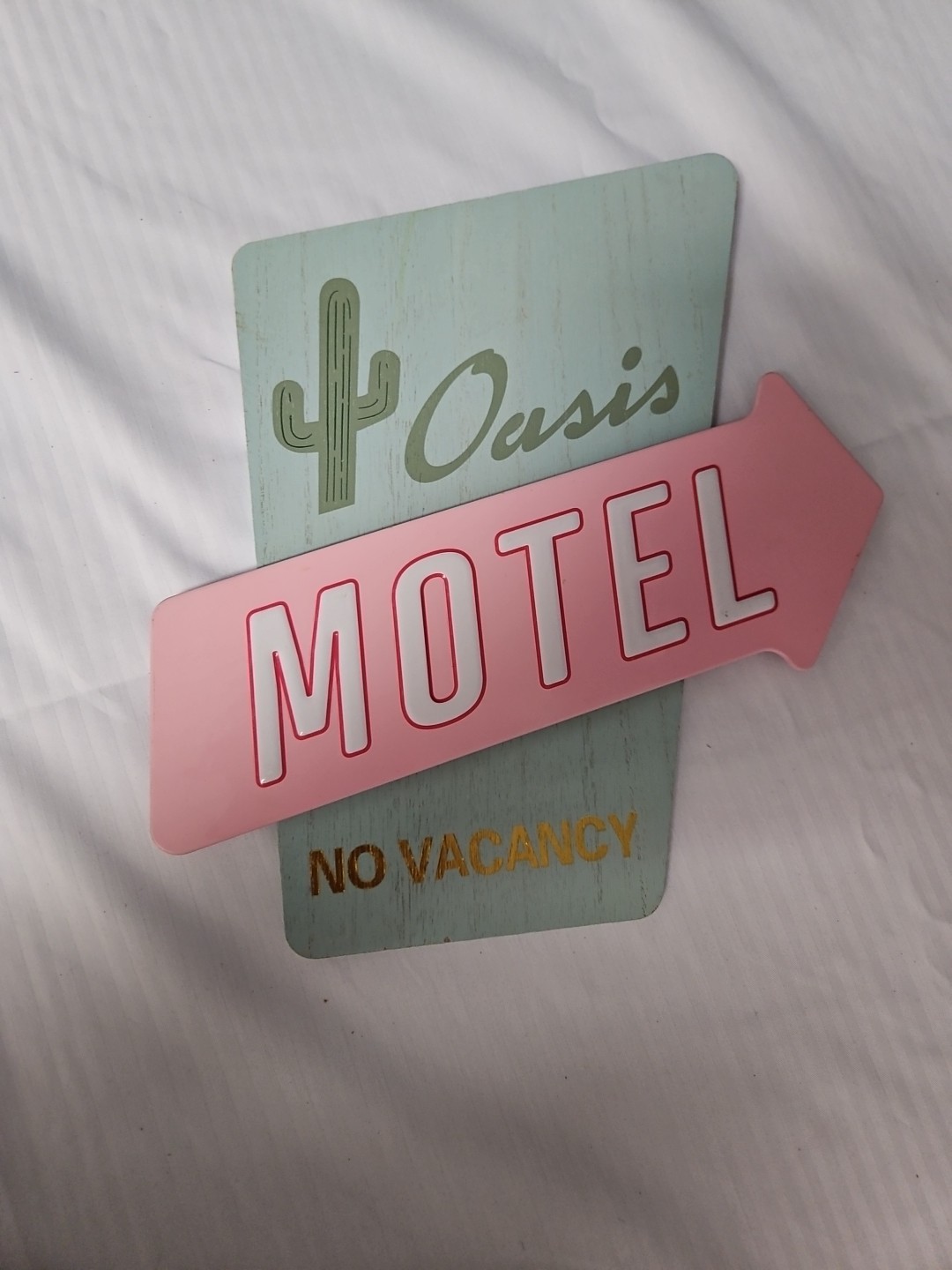 Target Oasis Motel Decor Sign Bullseye Playground 2023