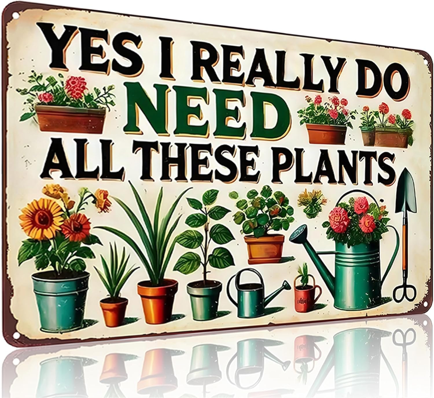 Bestylez Garden Gifts I Really Need All These Plants Vintage Gardening Signs for