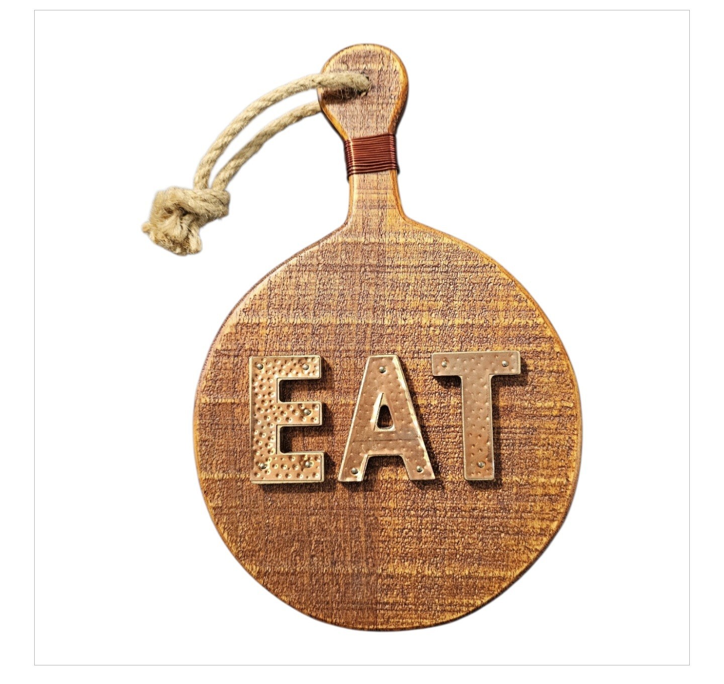 Eat Cutting Board Kitchen Wall Decor Wooden Decorative Farmhouse Rustic Style