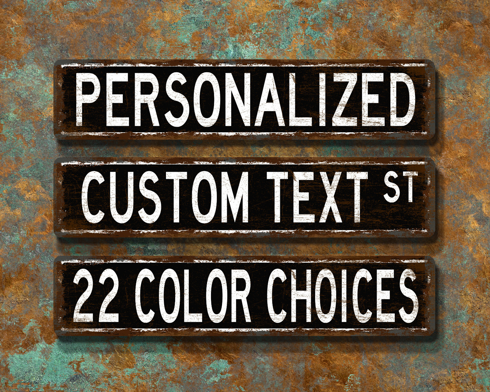 Custom Name Sign Personalized Aluminum Metal Street Sign New Vintage ACW01