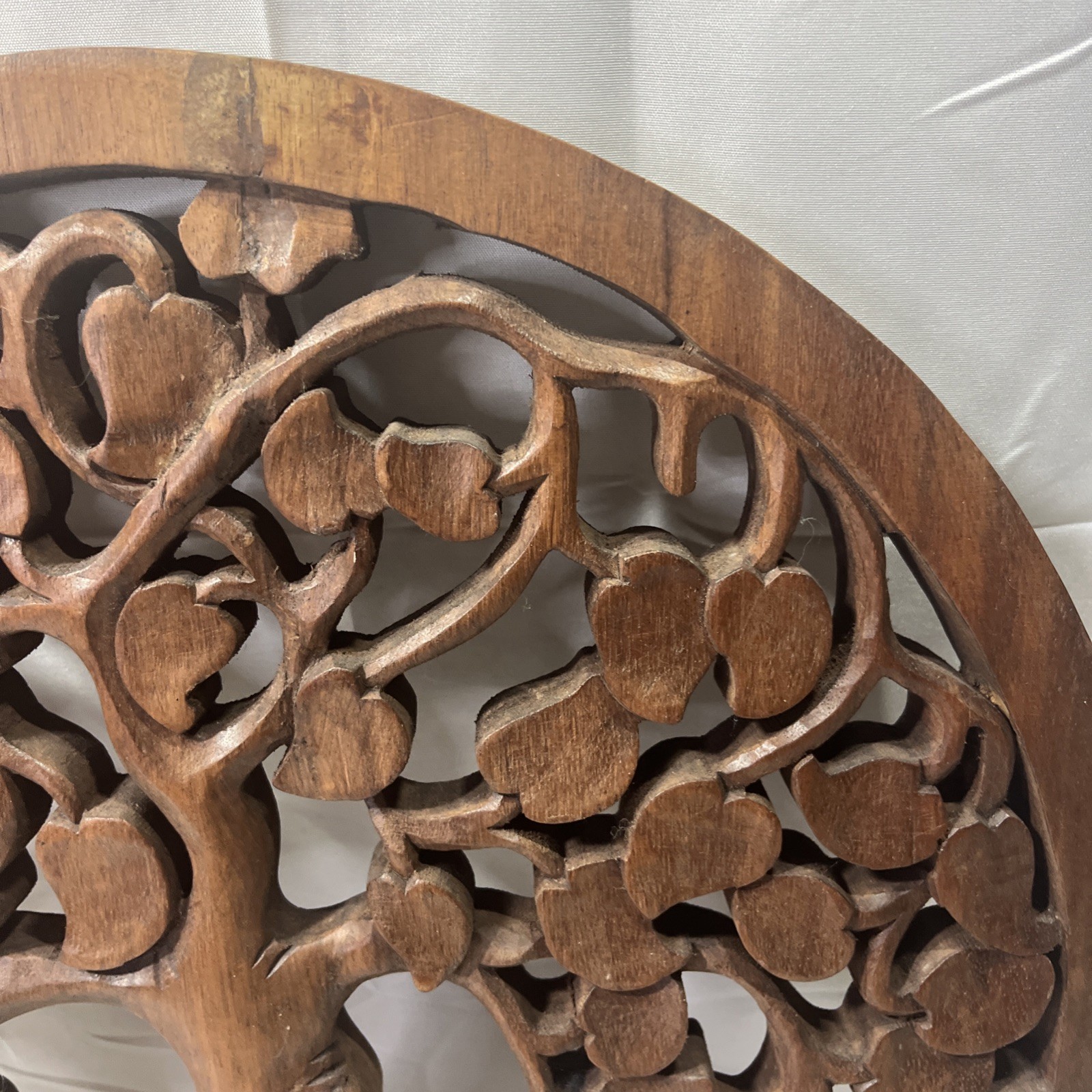 Handcrafted Wooden Tree of Life Wall Decor Hanging Art 16”