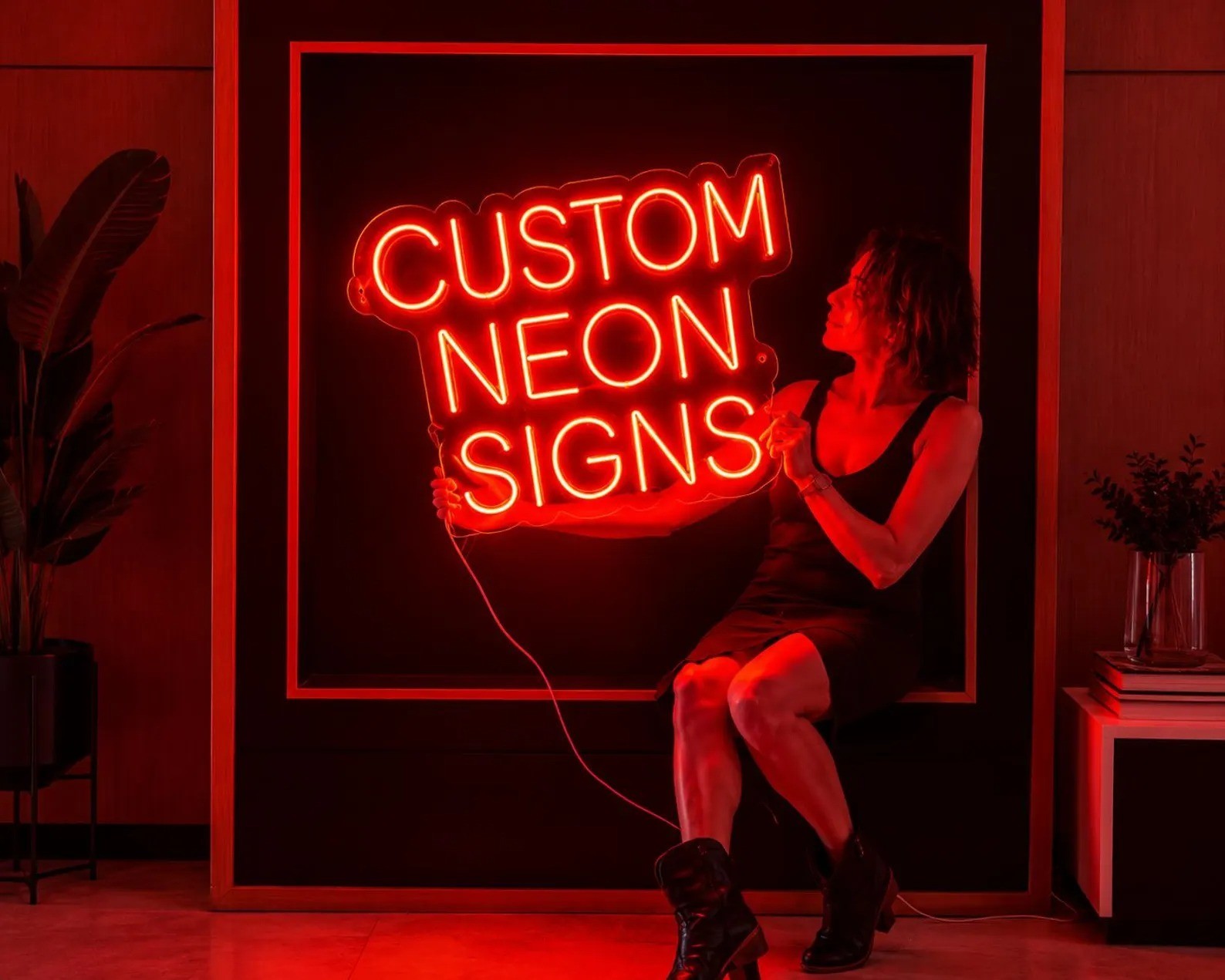 Custom Business Neon Sign Personalized Bar Cafe Restaurant Logo Wall Decor